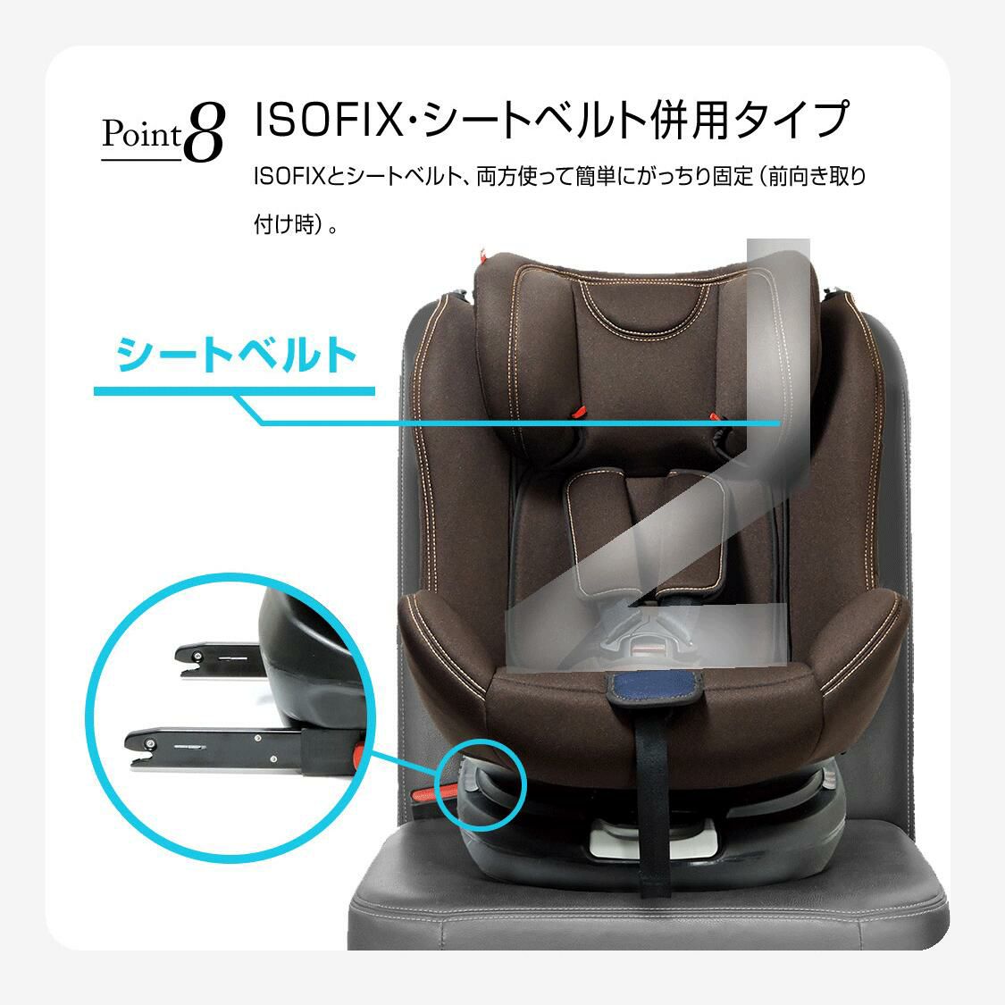 リーマン チャイルドシート カイナビットターンISOFIX2【CG019