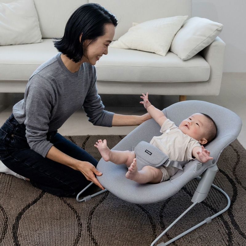 らっくらくバウンサー バウンサー ベビー 赤ちゃん 生後０か月 新生児 生後６カ月 おもちゃ付き トイ付き シートお洗濯 お洗濯可 コンパクト ヤトミ  | AKACHAN.com